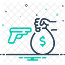 Extortion Coercion Ransom Icon