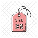 Extra Small Size Label  Icône