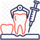 Extraccion De Dientes Dientes Forceps Icono