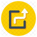 Extract Export Take Out Icon