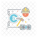 Extraction de bitcoins  Icône