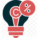 Extranjero Negocios Bombilla Icono