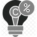 Extranjero Negocios Bombilla Icono