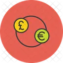Extranjeros Cambio Moneda Icono