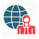 Extranjero Idioma Internacional Icono