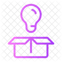 Extraordinary Think Out Of The Box Creative Icon