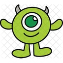 Monstruo Sonriente Fiesta De Monstruos Monster Inc Icon