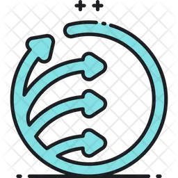 Extreme Programming Icon - Download in Colored Outline Style