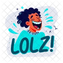 Extremely Funny Laughing Hilarious Icon