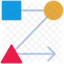 Fluxo De Trabalho Estrutura Esquema Ícone
