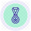 Exzellenz Medaille Liniensymbol Symbol