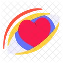 Eye Love Romantic Icon