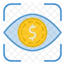 Eye Vision Money Icon