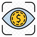 Eye Vision Money Icon