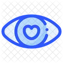 Eye Love Heart Icon