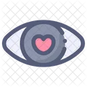 Eye Love Heart Icon