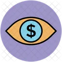 Eye View Dollar Icon