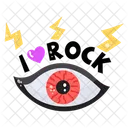 Rock Eye Eye Vision Icon