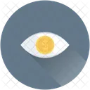 Dollar Eye Visibility Icon