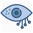 Eye Look Technology Icon