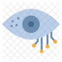Eye Look Technology Icon