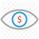 Eye Dollar Business Icon