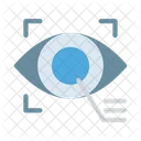 Eye Focus Label Icon