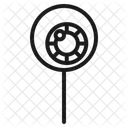 Eye Ball Candy Lollipop Icon