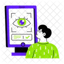 Eye Biometric  Icon