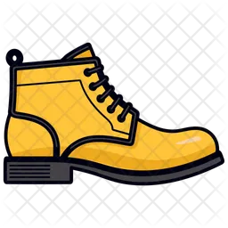 Eye-catching Yellow Chelsea Boots Shoes  Icon