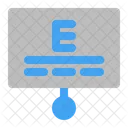 Eye Chart Eye Vision Icon