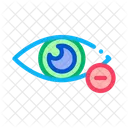 Diopter Myopia Eye Icon
