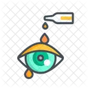 Eye Drops Bottle Capsule Icon