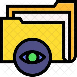 Eye Folder  Icon