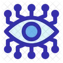 Eye Circuit Technology Icon