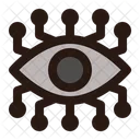 Eye Circuit Technology Icon