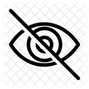 Eye Blind Visibility Icon