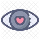 Eye Love Heart Icon
