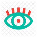 Eye Pupil Eyelash Icon