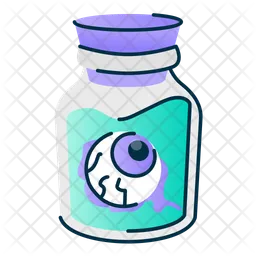 Eye In Jar  Icon