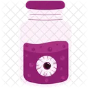 Eye In Liquid Jar  Icon