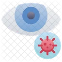 Eye Infected Vision Medical Icon