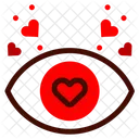 Dating Eye Love Heart Icon