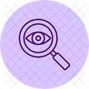 Eye Magnifying Glass Icon