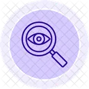 Eye Magnifying Glass Icon