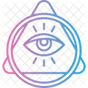 Eye Triangle Pyramid Icon