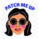 Eye Patch Pampering Selfcare Icon