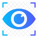 Eye Recognition Retina Eye Scanner Icon