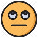 Eye Roll Emoji Expression Icon