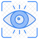 Eye Scan Visual Identity Icon